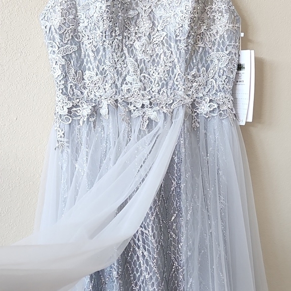 Alyce Paris Silver Formal Dress - Picture 6 of 14